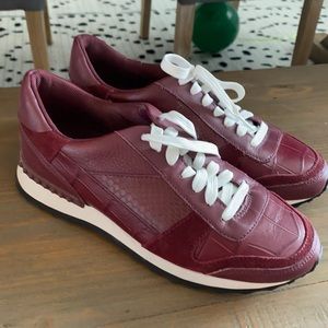 Coach Maroon tennis shoes